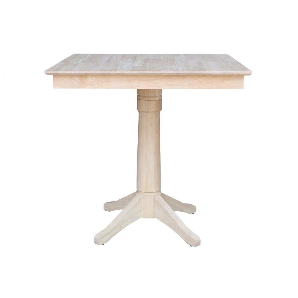 36" x 36" Square Top Pedestal Table  - 35.9"H. Picture 3