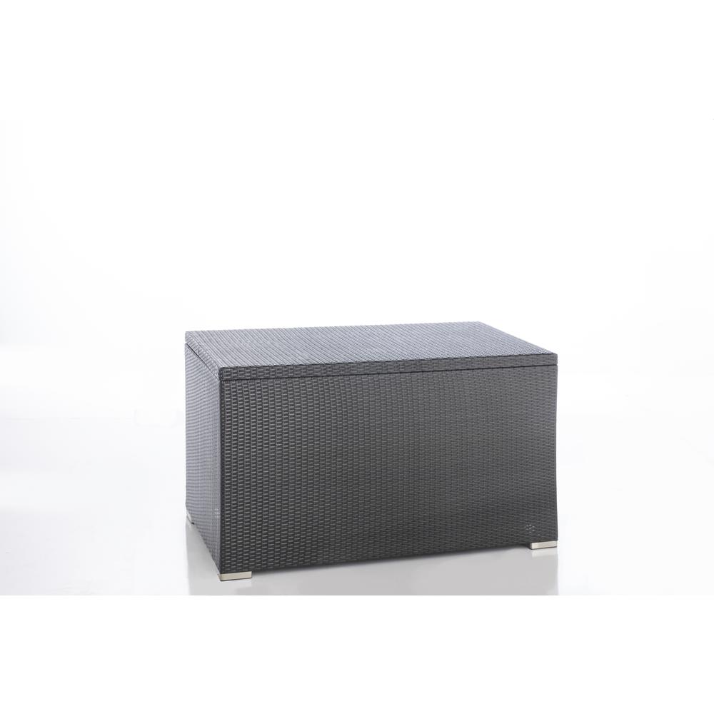 Medium Sicuro Wicker Cushion Storage Box w/ hydraulic lid. Picture 5