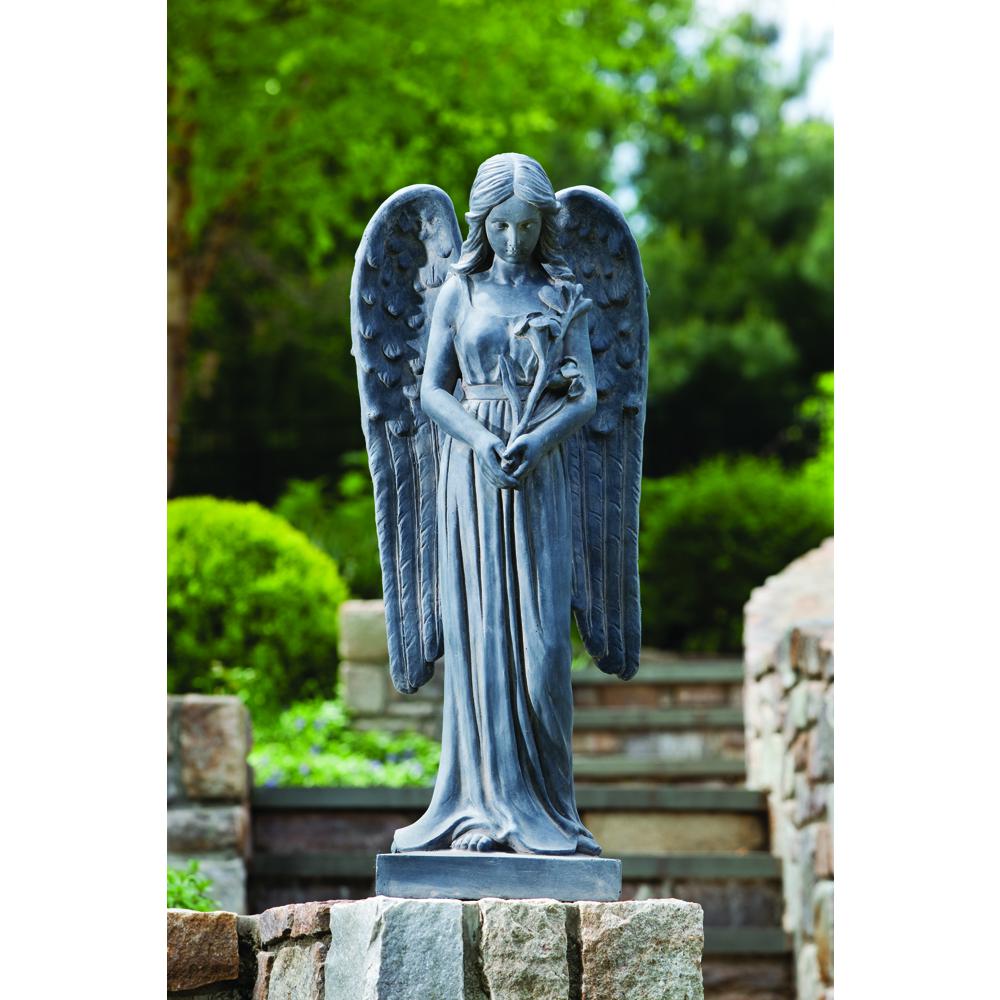 Standing Angel Garden Statue. Picture 5