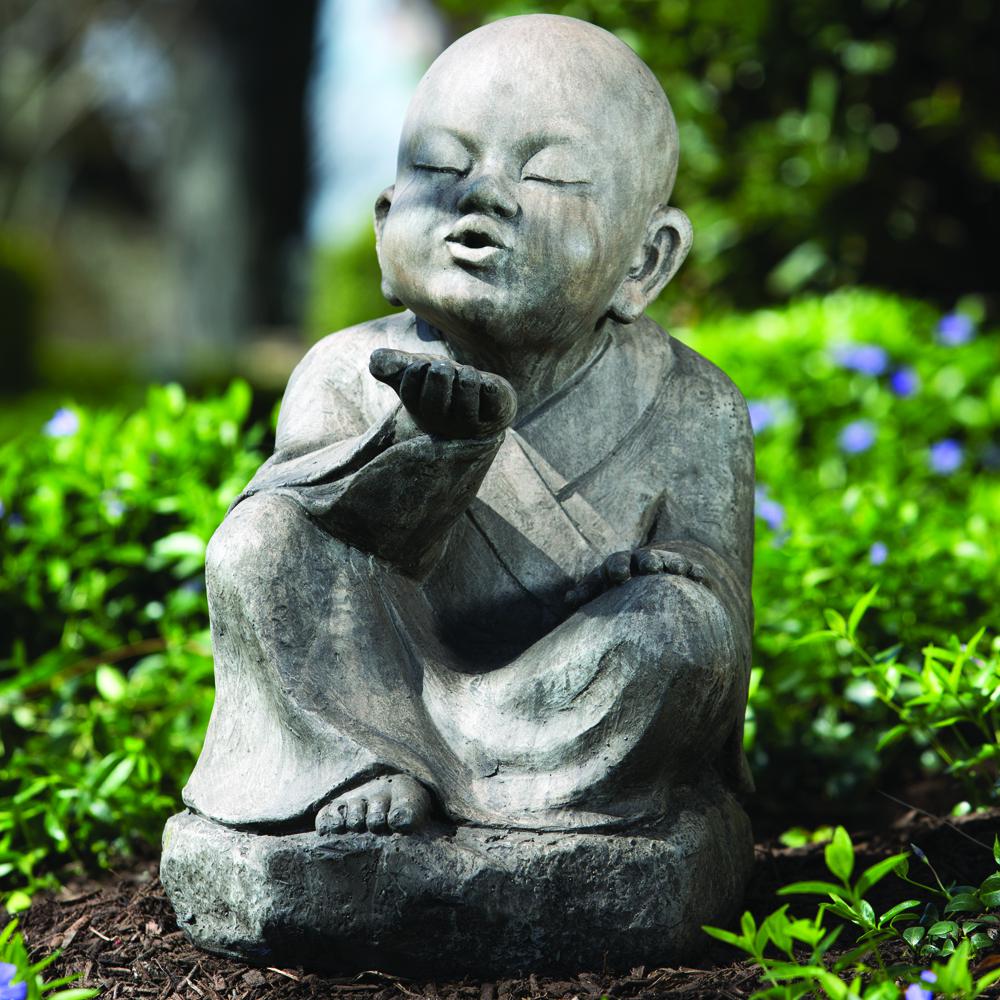 Wishing Buddha Garden Statue. Picture 6