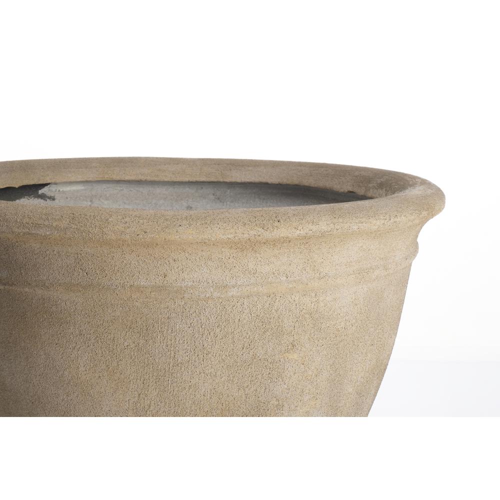 Delfina Large Urn, Tallow Finish. Picture 2