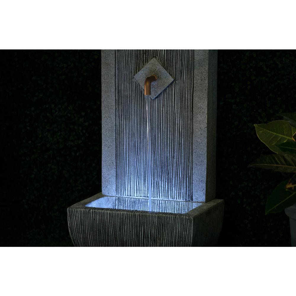 Replenish Resin Fountain w/ LED light and pump. Picture 3