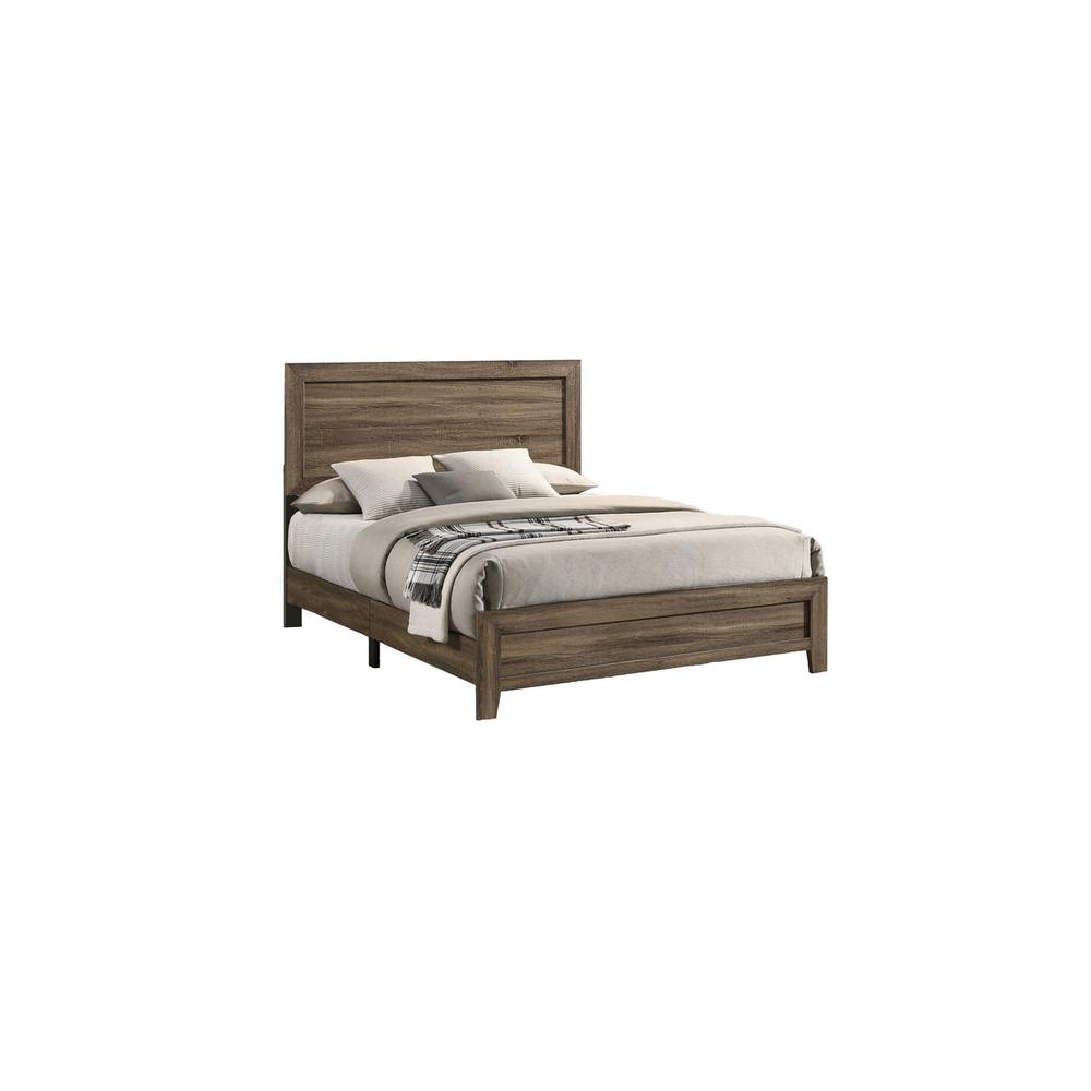 Donna Dark Walnut Eastern King Bed (Panel). Picture 1