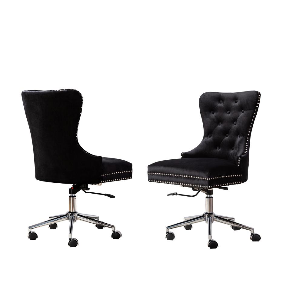 Best Quality Furniture Office Chair (Single) - Black. Picture 3