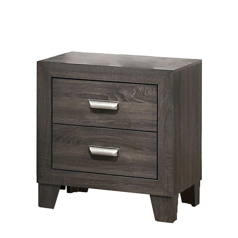 Anastasia Collection Night Stand with 2 Drawers. Picture 1