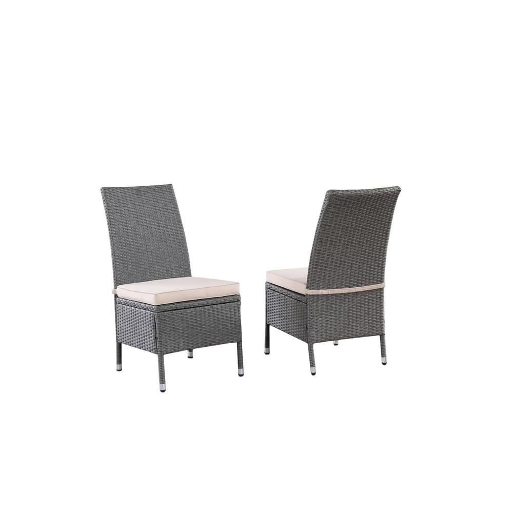 Outdoor patio side chairs (SET OF 2). Picture 1