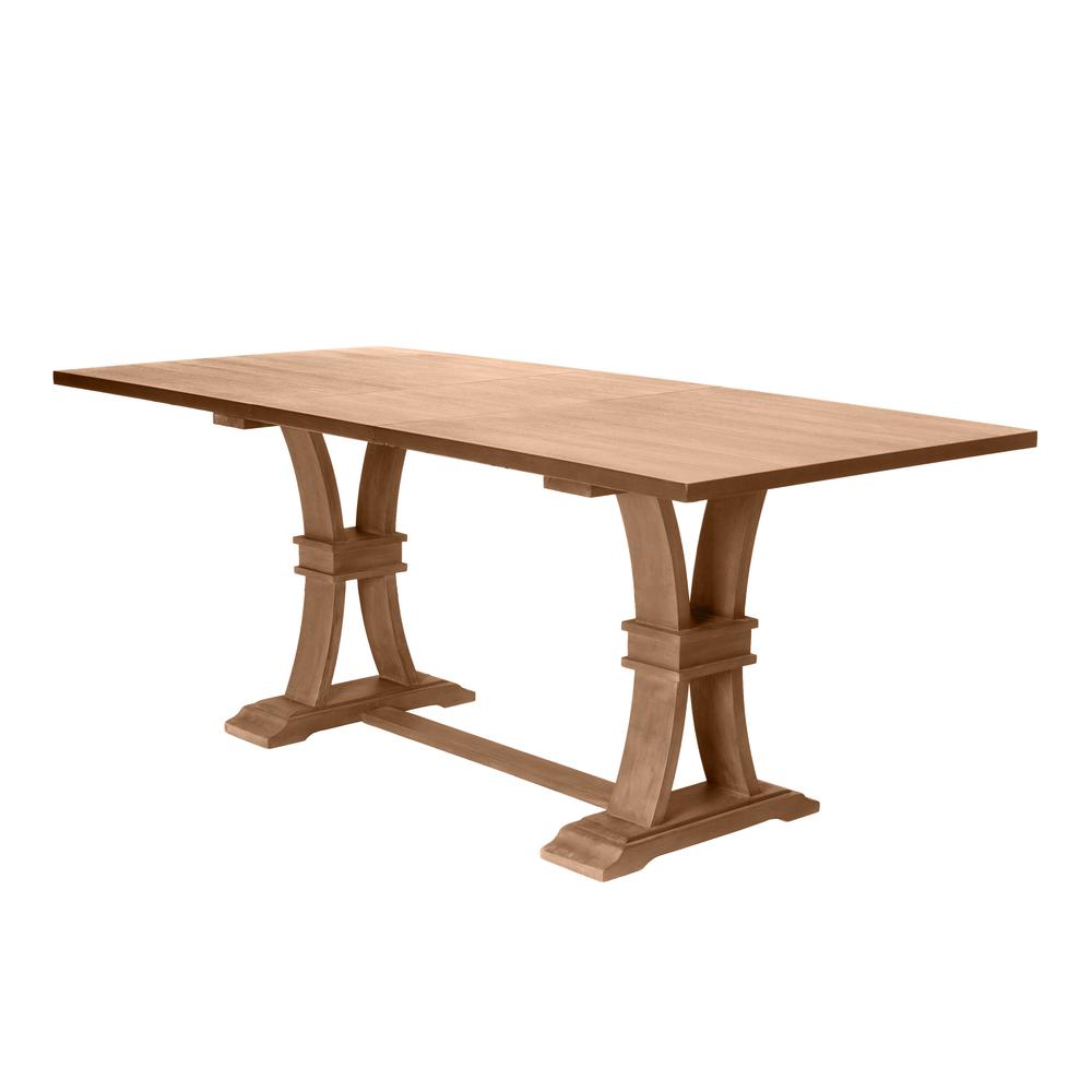 Classic Extendable Counter Height Dining Table with 18" Leaf.. Picture 1