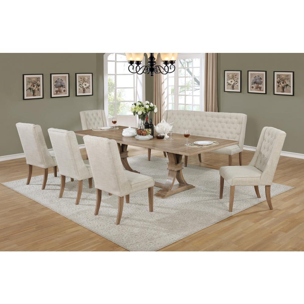 Classic 7pc Extendable Dining Set with Two 16" Leafs in ...