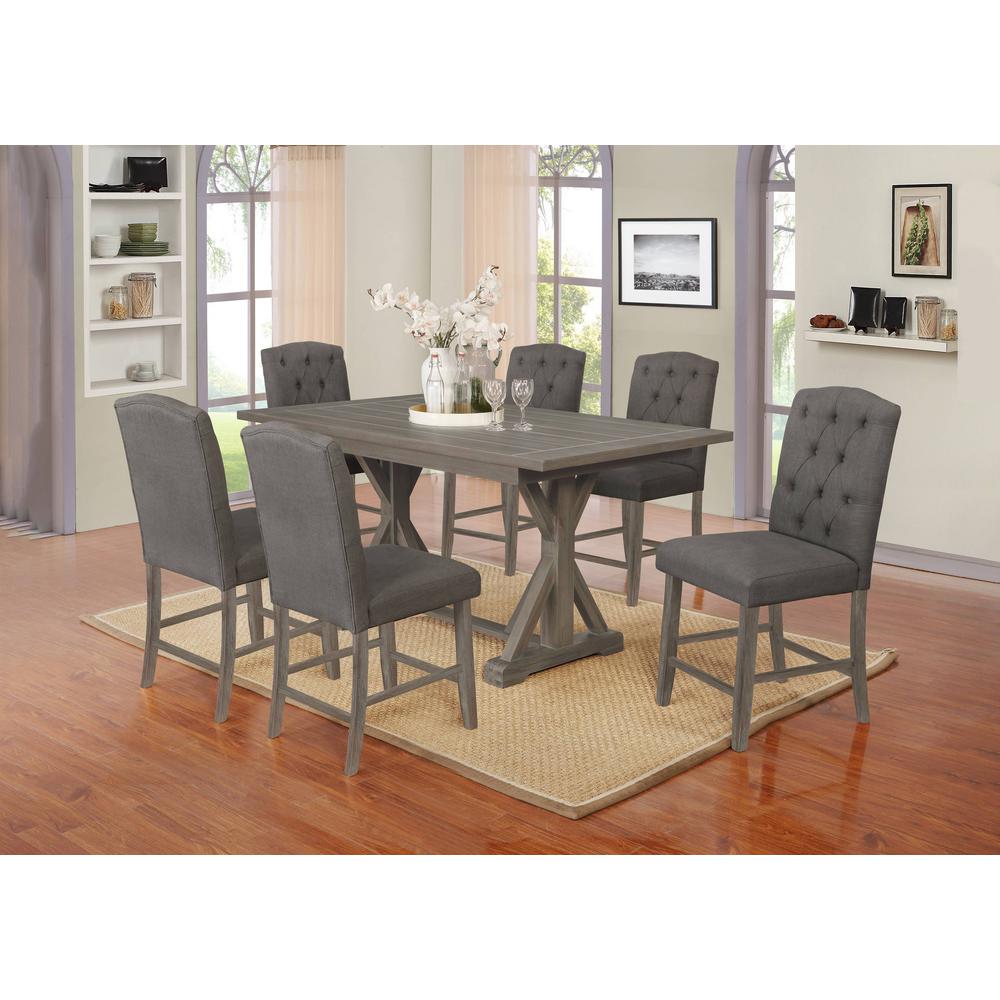 7PC Dining Set. Picture 1