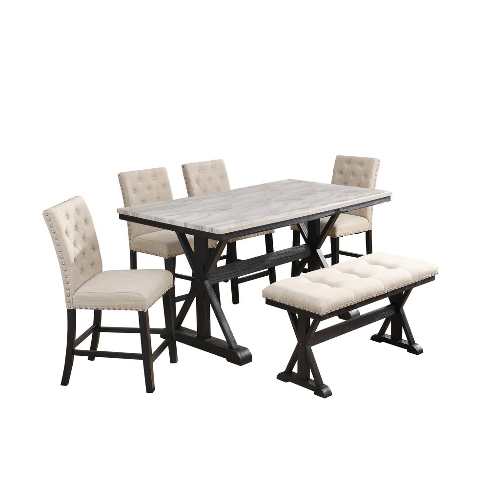 Classic 6 Piece Dining Set. Picture 1