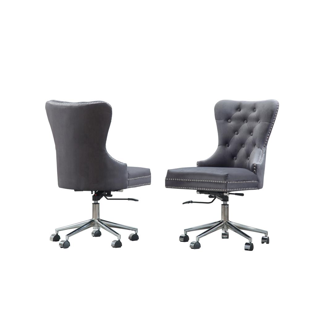 Best Quality Furniture Office Chair (Single) - Dark Grey. Picture 3