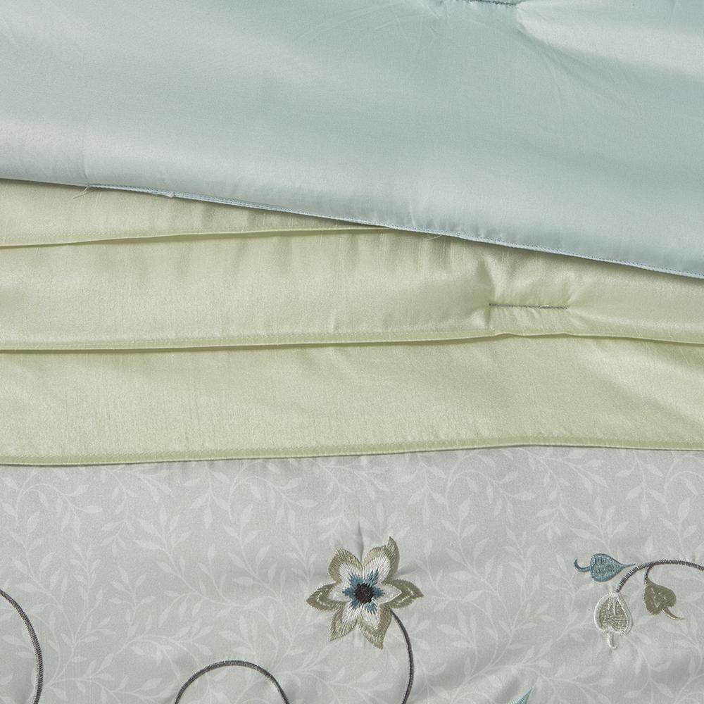 7 Piece Embroidered Comforter Set,MP10-4190. Picture 13