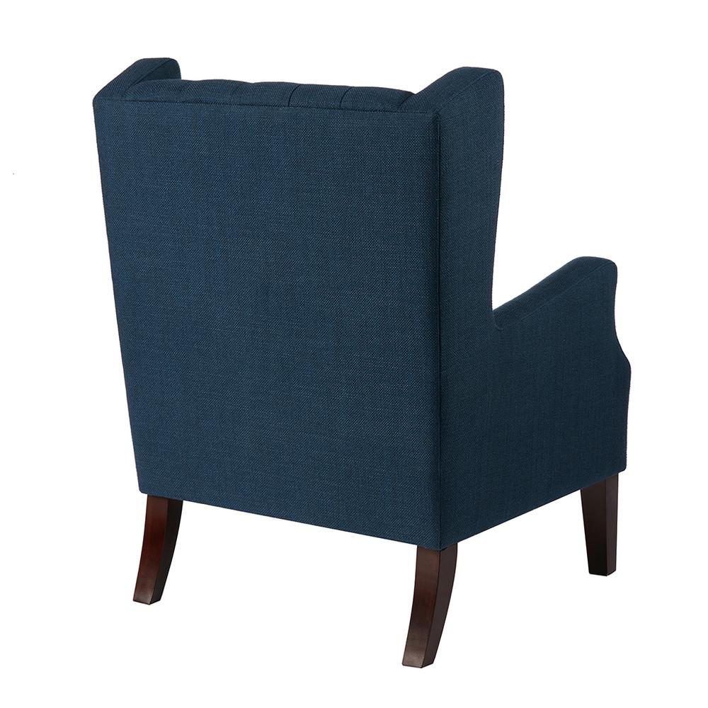 Button Tufted Wing Chair. Picture 2