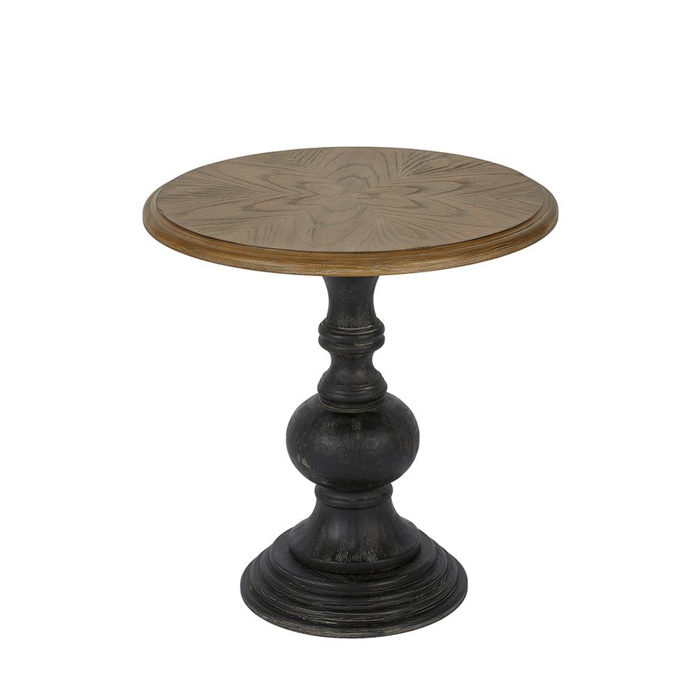 Lexi Hand-Carved Reclaimed Wood Accent Table, Belen Kox. Picture 1