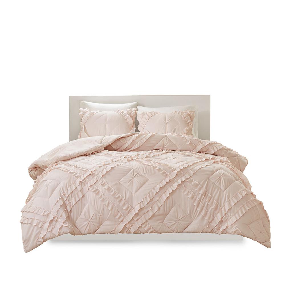 100% Polyester Coverlet Set With Ruffles,ID13-1638. Picture 1