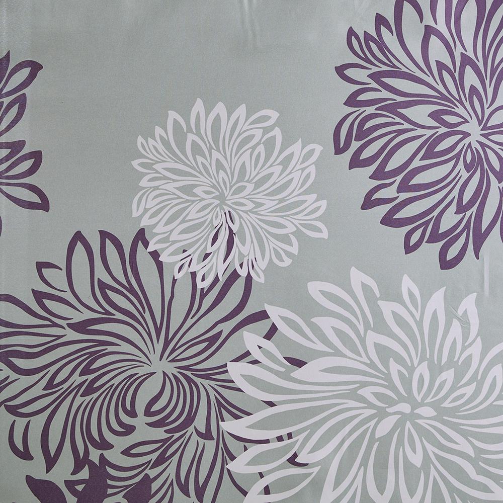 Printed Floral Shower Curtain. Picture 5