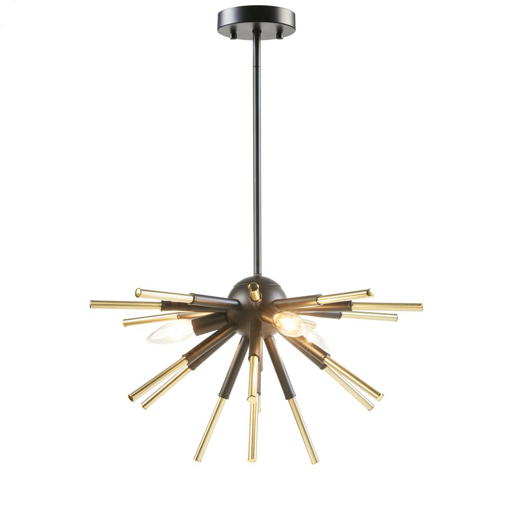 3-Light Spiked Chandelier. Picture 5