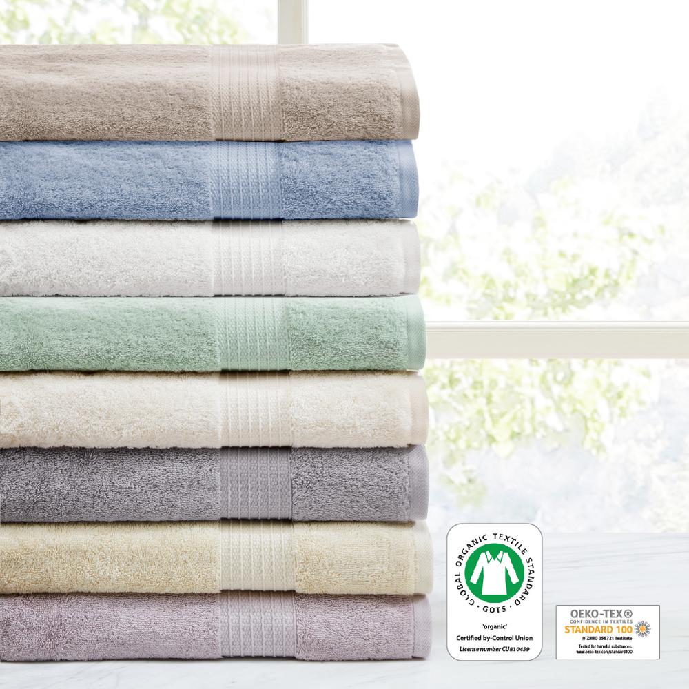 Ivory Organic Cotton 6 Piece Towel Set, Belen Kox. Picture 3