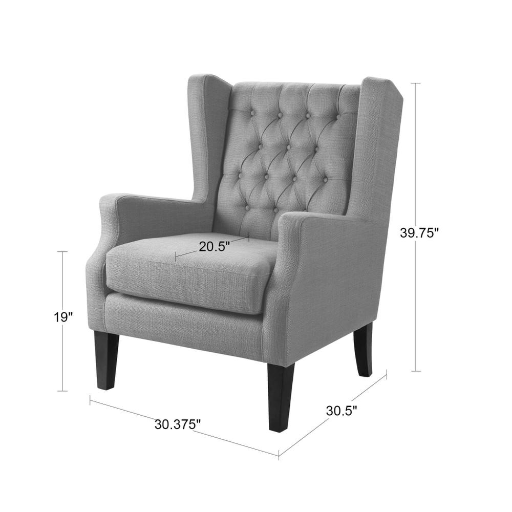 Maxwell Button Tufted Wing Chair,FPF18-0225. The main picture.