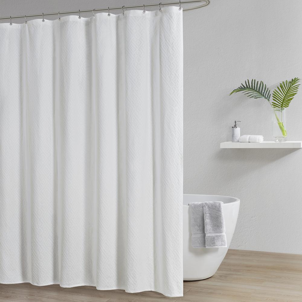 Matelasse Shower Curtain. Picture 1