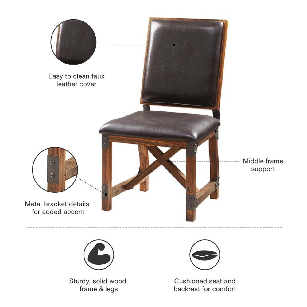 Lancaster Chocolate Brown Dining Chair, Belen Kox. Picture 6