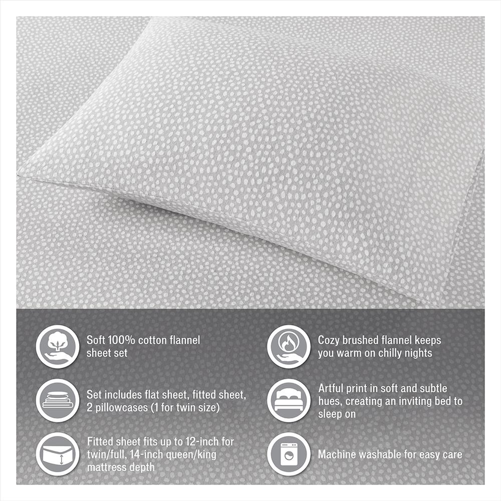 100% Cotton Flannel Sheet Set,TN20-0093. Picture 11