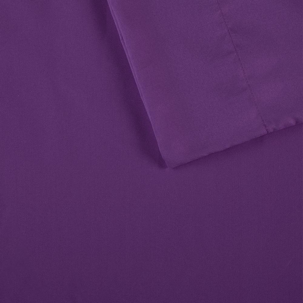 100% Polyester Microfiber Solid Sheet Set w/ Side Storage Pockets,ID20-1462. Picture 15