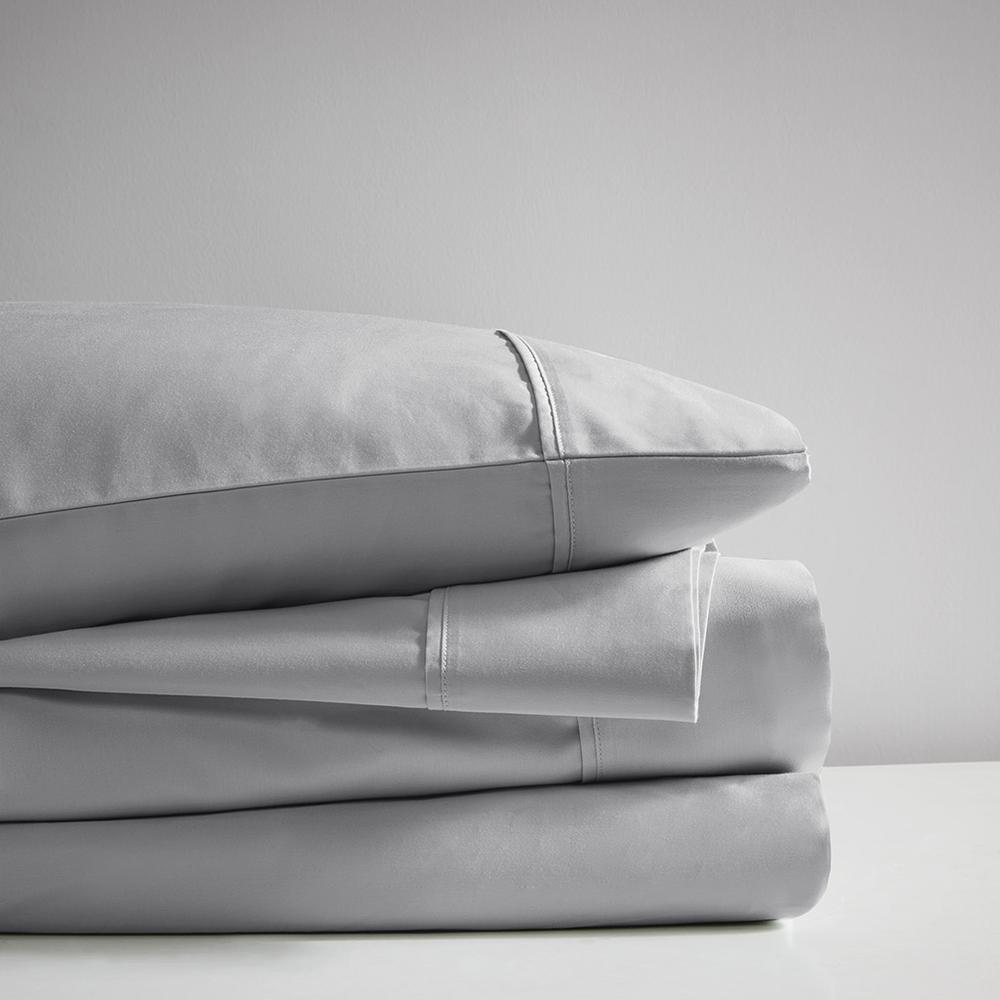 300TC Solid 100% Cotton Anti Allergen Bleach Safe Sheet Set With Ultra Fresh Treatment, LCN20-0077. Picture 4