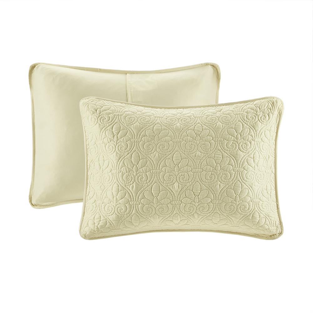 100% Polyester Quilted Microfiber Reversible Mini Bedspread Set,MP13-2996. Picture 10