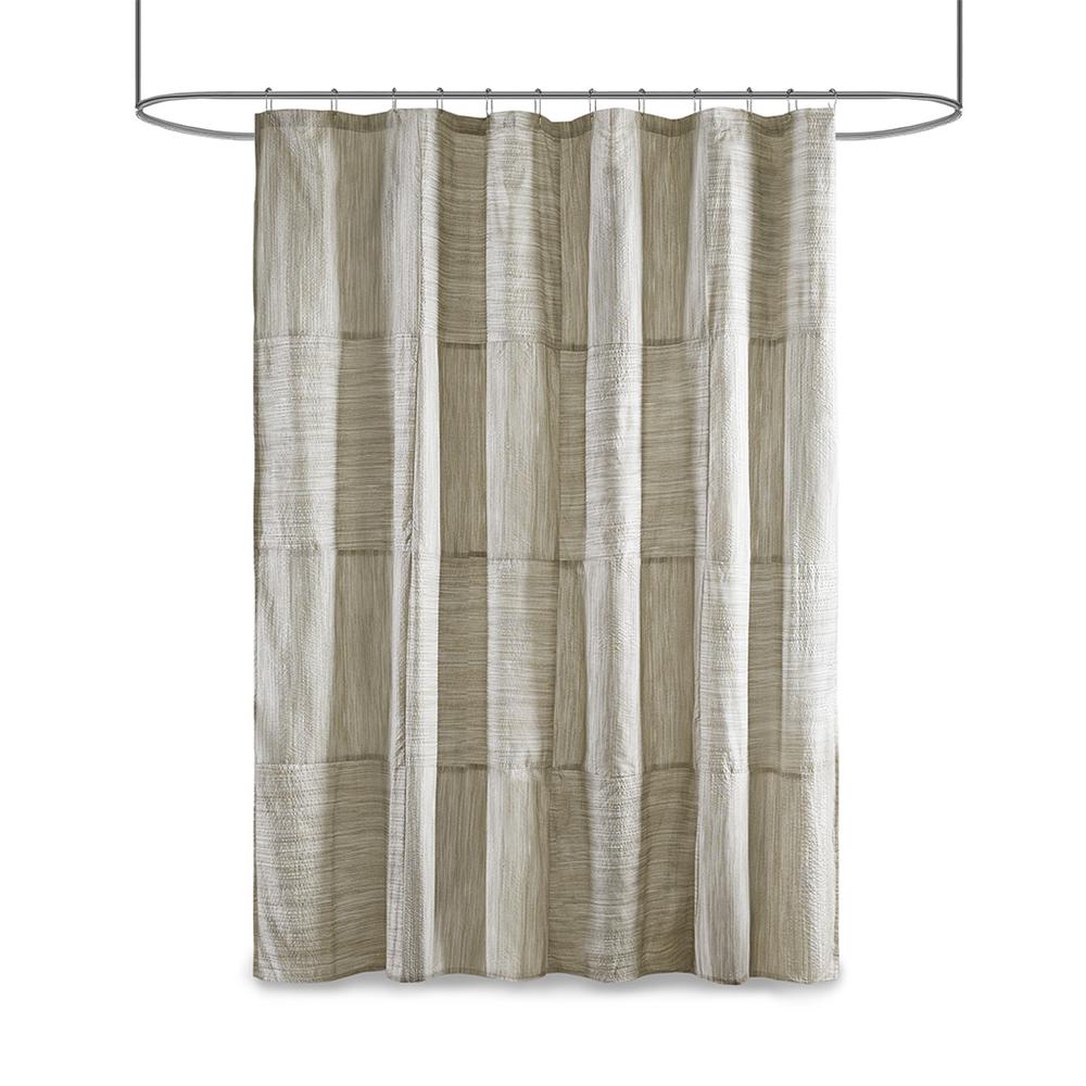 100% Polyester Printed Seersucker Shower Curtain 291. Picture 2