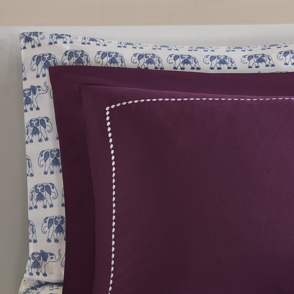 Tulay Boho Bed and Sheet Set - Purple, Belen Kox. Picture 6