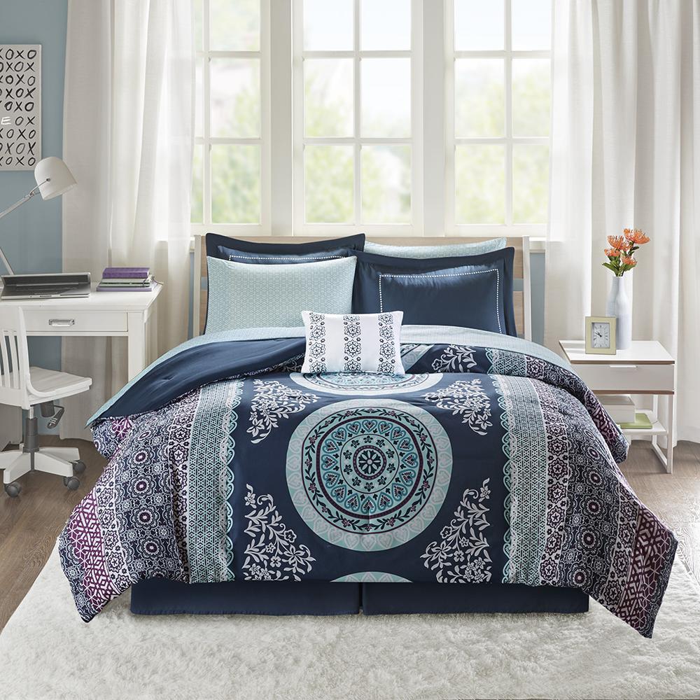 Serene Bohemian 7-Piece Complete Bed and Sheet Set, Belen Kox. Picture 3