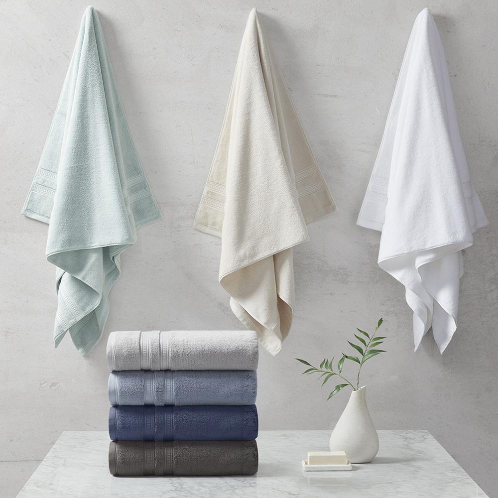 100% Cotton Feather Touch Antimicrobial Towel 6 Piece Set. Picture 2