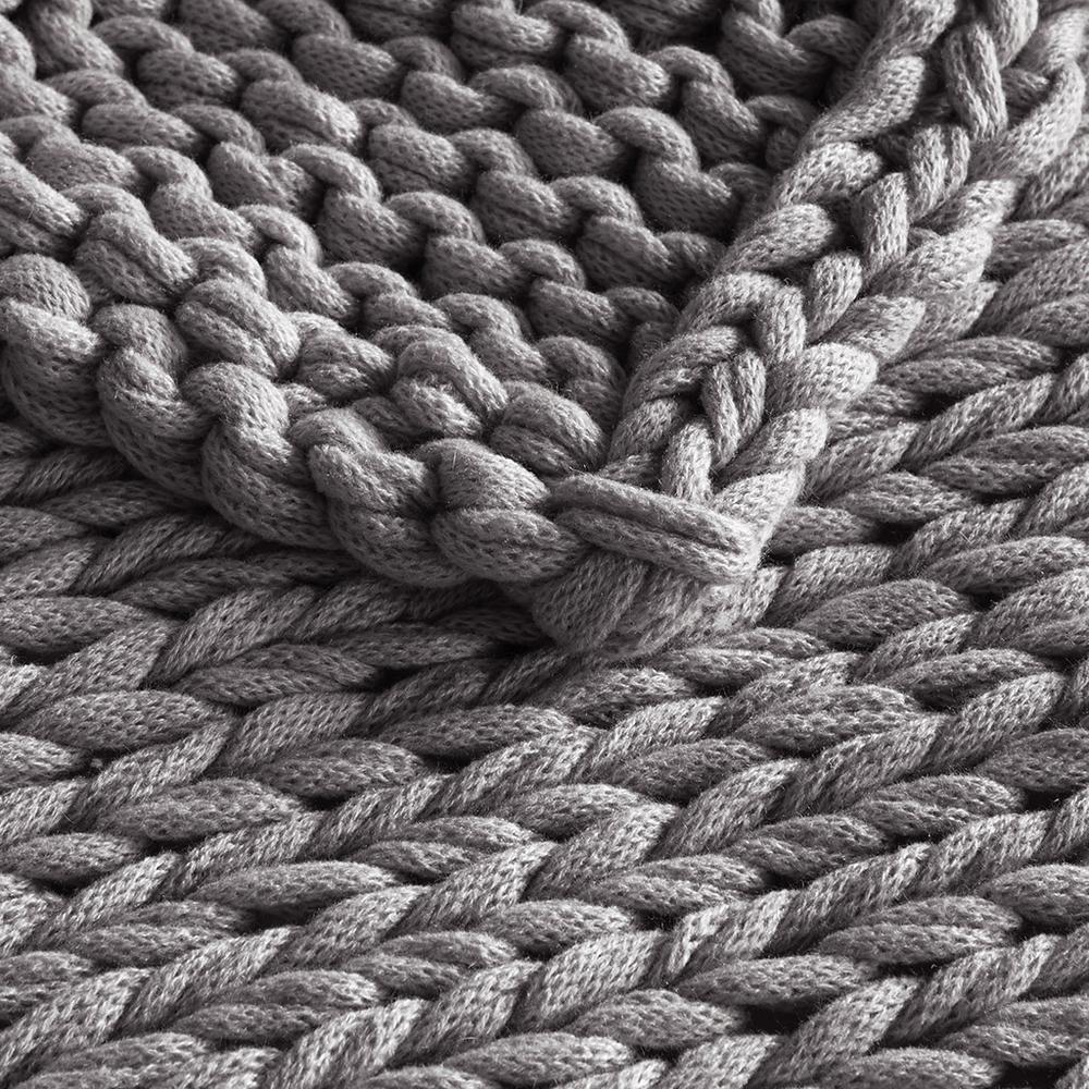 Cozy Chunky Handmade Knit Throw, Belen Kox. Picture 2