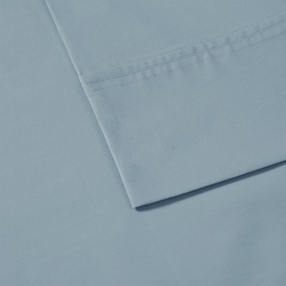 Luxe Teal Peached Percale Sheet Set, Belen Kox. Picture 2