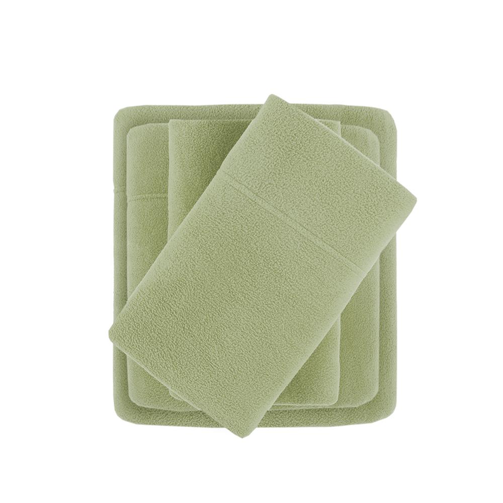 100% Polyester Knitted Micro Fleece Solid Sheet Set,PC20-007. Picture 14