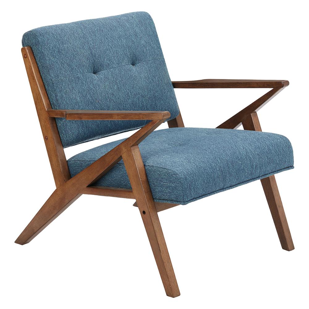 Retro Rocket Blue Lounge Chair, Belen Kox. Picture 1