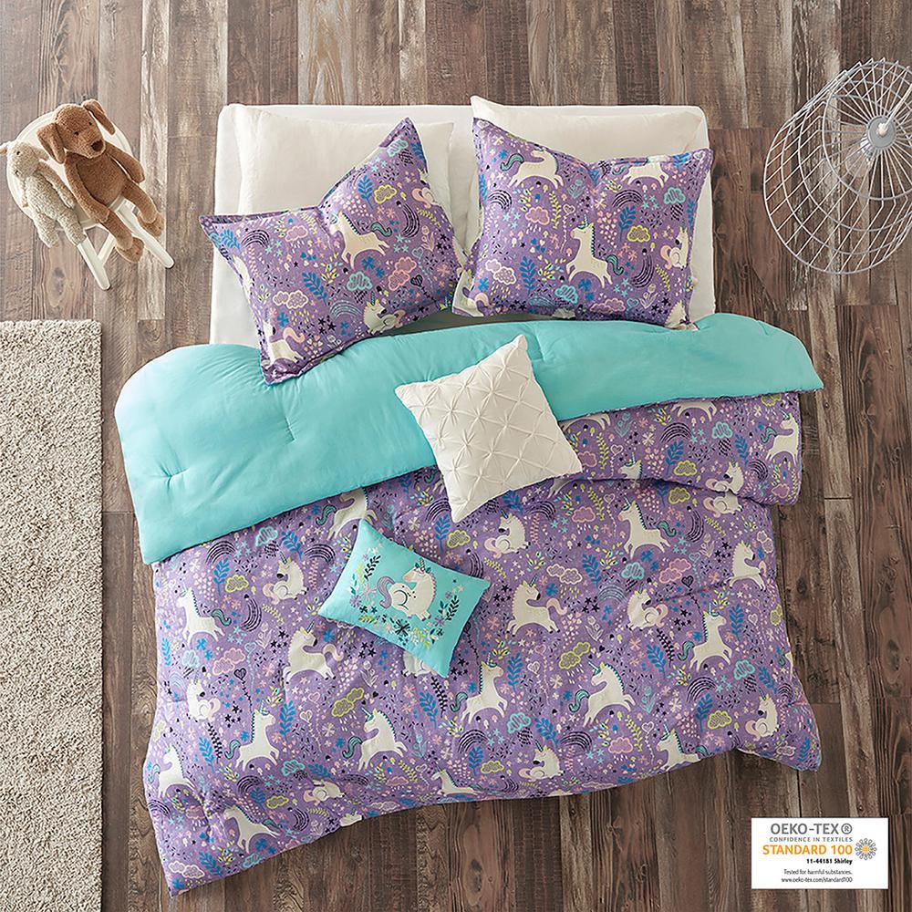 Unicorn Cotton Comforter Set. Picture 4