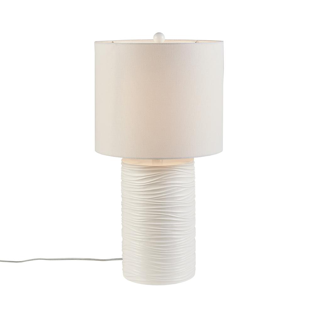 Textured Resin Table Lamp. Picture 1