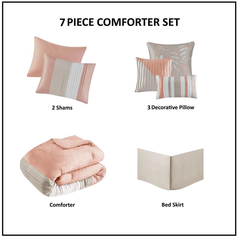 7 Piece Comforter Set. Picture 1