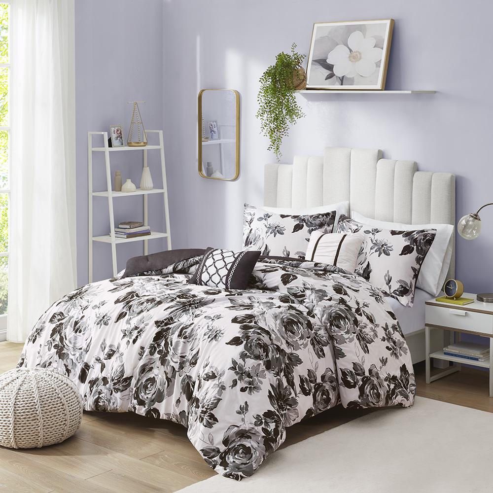 Floral Print Comforter Set. Picture 4