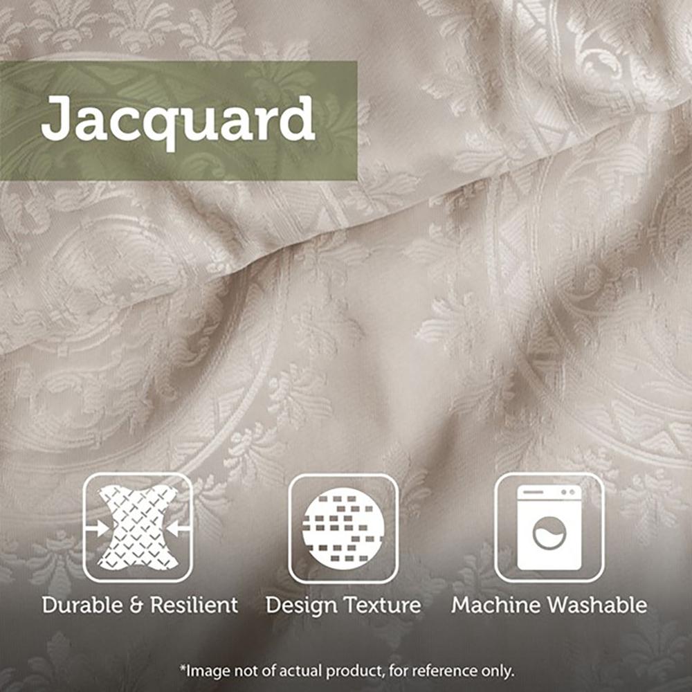 5 Piece Reversible Jacquard Bedspread Set. Picture 5