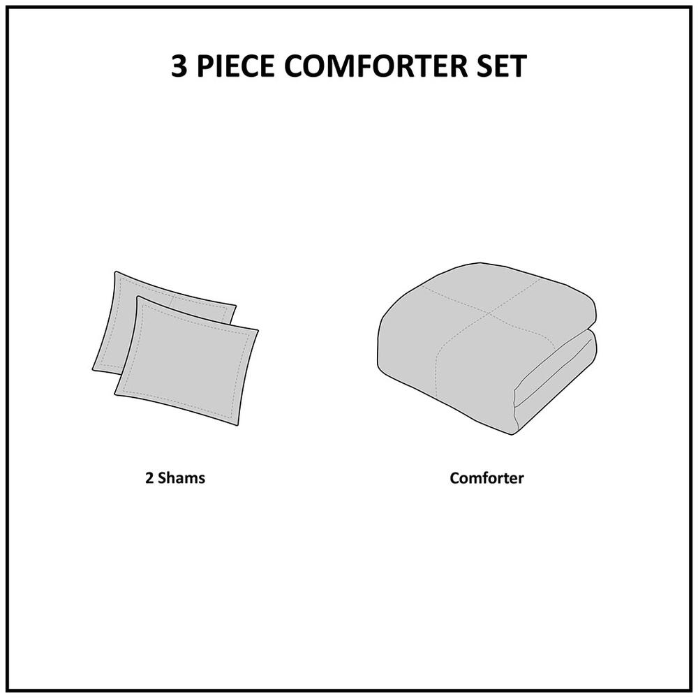 Plaid Reversible Comforter Set. Picture 5
