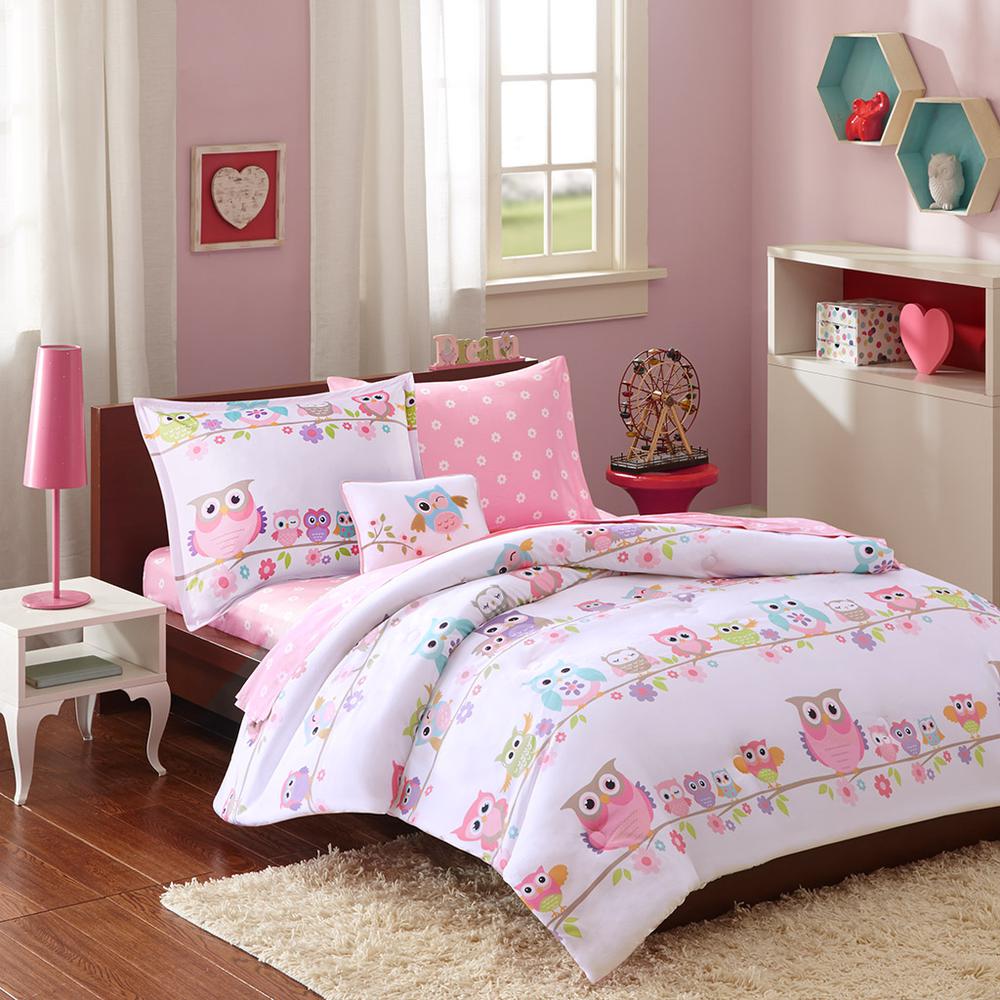 Owl Comforter Set with Bed Sheets. Picture 4
