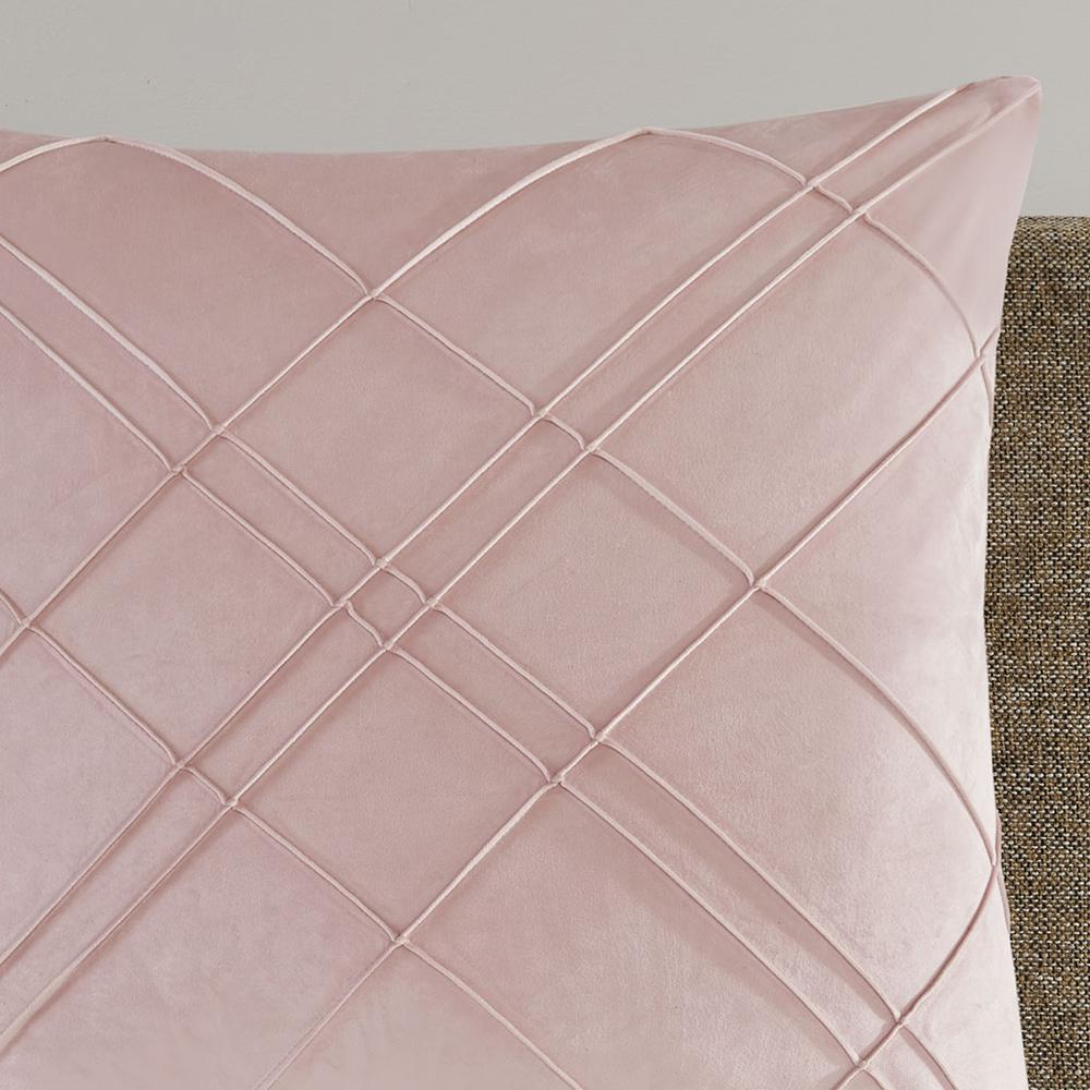100% Polyester Pleated Velvet Oblong Pillow, CL30-0027. Picture 3