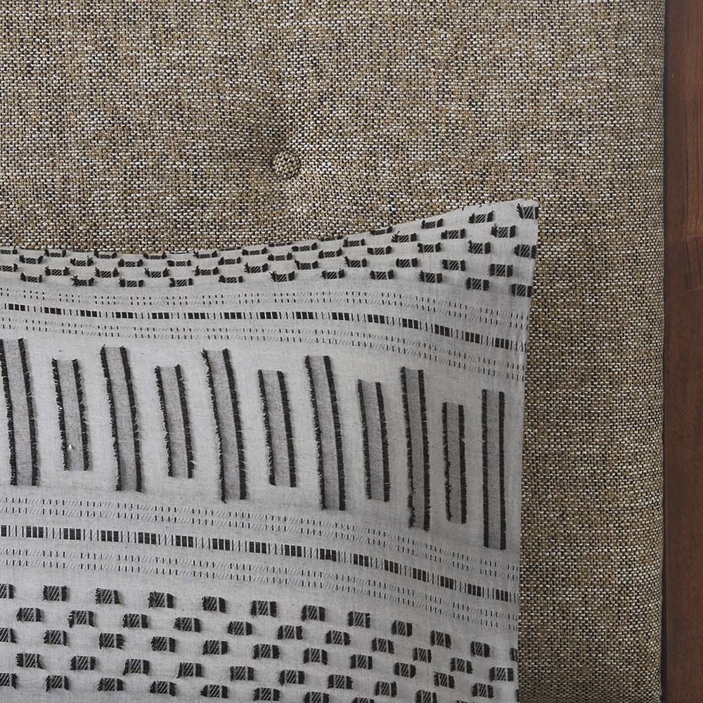 Charcoal Jacquard Comforter Mini Set, Belen Kox. Picture 4