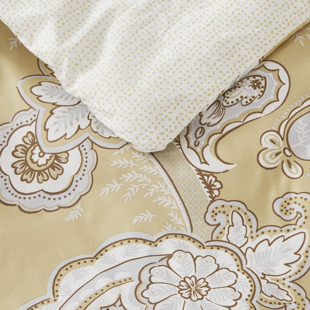 Paisley Print 9 Piece Comforter Set with Sheets. Picture 2