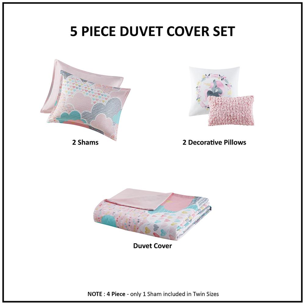 Cotton Printed Duvet Cover Set. Picture 4