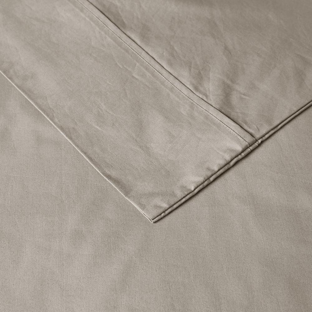 200 Thread Count Relaxed Cotton Percale Sheet Set. Picture 2