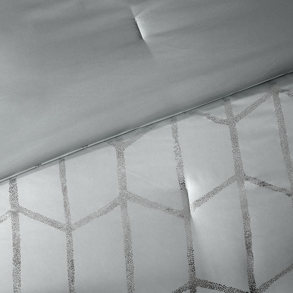 Silver Geo Comforter Set, Belen Kox. Picture 3